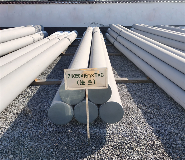 延边朝鲜族350×15米×T×G钢筋混凝土电线杆